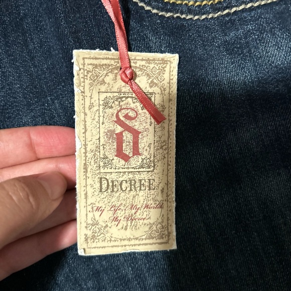 Vintage 2000s Y2K Micro Mini Shorts Hip Hugger Size 19 Brand New - Picture 5 of 7